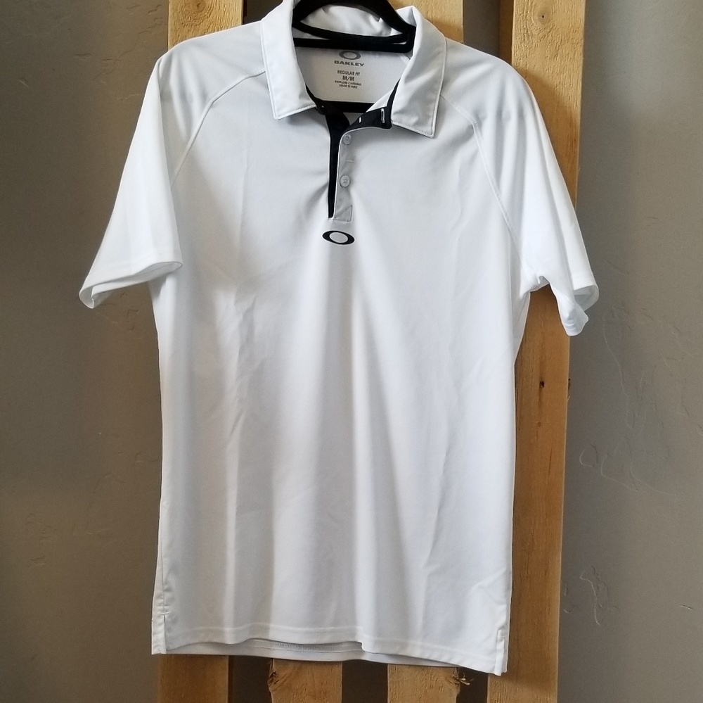 Oakley Hydrolix Golf White Short Sleeve Polo